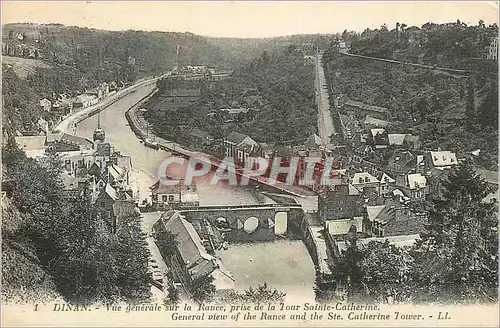 Cartes postales Dinan Vue Generale sur la Rance prise de la Tour Sainte Catherine