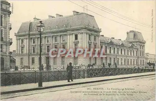 Cartes postales Rennes La Faculte des Sciences