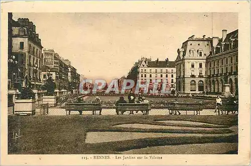 Cartes postales Rennes Les Jardins sur la Vilaine