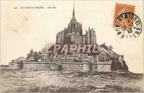 Cartes postales Le Mont St Michel Cote Est