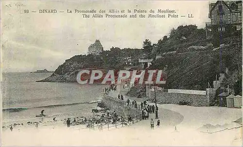 Cartes postales Dinard La Promenade des Allies et la Pointe du Moulinet