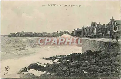 Cartes postales Parame La Digue par Gros Temps