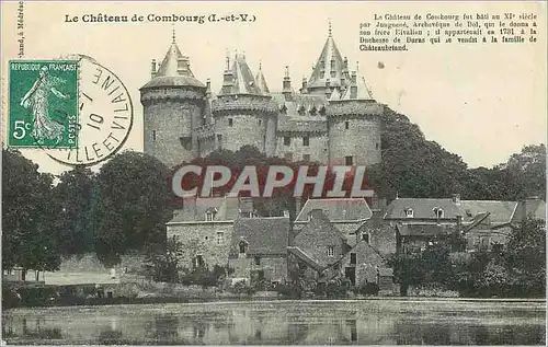 Cartes postales Le Chateau de Combourg (I et V)