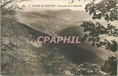 Cartes postales Vallee de Munster Vue prise de la Schlucht
