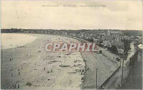 Ansichtskarte AK St Cast Cote d'Emeraude Vue Generale de la Plage