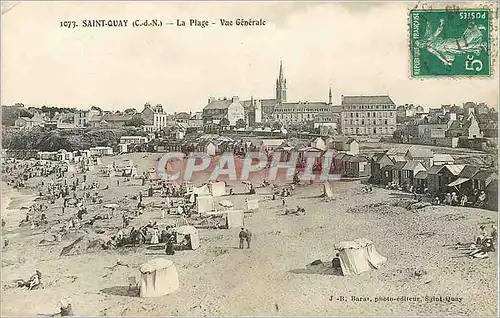 Cartes postales Saint Quay (C d N) La Plage Vue Generale