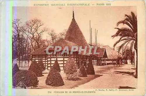 Ansichtskarte AK Paris Exposition Coloniale Iternationale Pavillon de la Nouvelle Caledonie