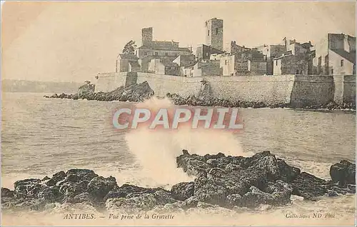 Cartes postales Antibes Vue prise de la Gravelle