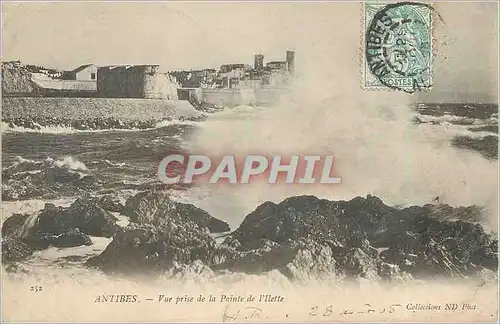 Cartes postales Antibes Vue prise de la Pointe de L'Ilette