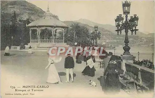 Cartes postales Monte Carlo Kiosque et Terrasse