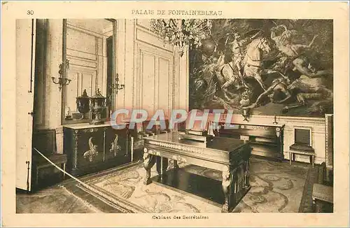 Cartes postales Palais de Fontainebleau Cabinet des Secretaires