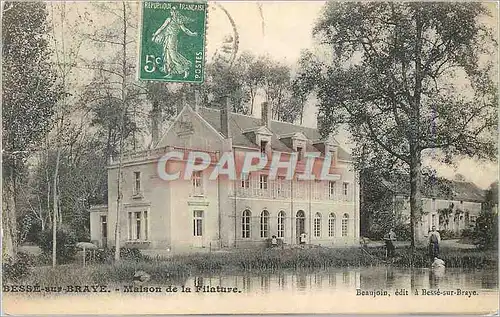 Cartes postales Besse sur Braye Maison de la Filature