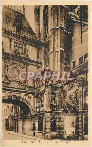 Cartes postales Rouen La Grosse Horloge