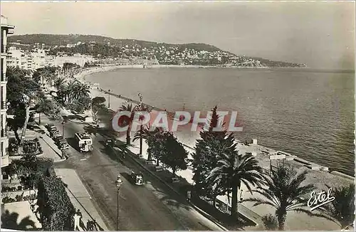 Cartes postales moderne Nice La Promenade des Anglais et la Pointe du Mont Boron