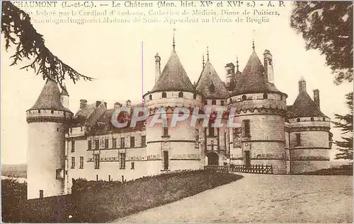 Ansichtskarte AK Chaumont (L et C) Le Chateau (Mont Hist XVe et XVIe S)