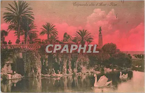 Cartes postales Nice Crepuscule Cote d'Azur