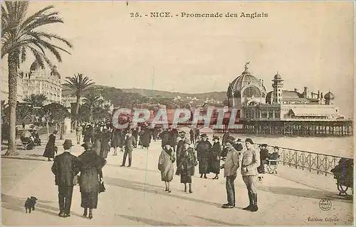 Cartes postales Nice Promenade des Anglais Militaria