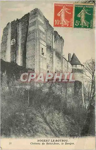 Cartes postales Nogent le Rotrou Chateau de Saint Jean JE Donjon