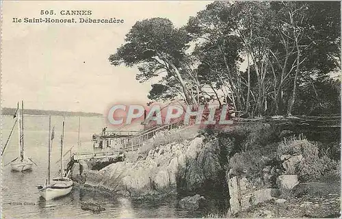 Cartes postales Cannes Ile Saint Honorat Dabarcadere