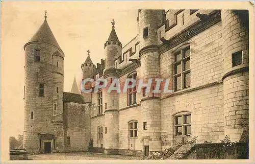 Cartes postales Loches (Indre et Loire) Facade Orientale du Chateau