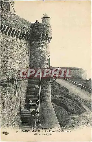 Ansichtskarte AK Saint Malo  La Porte Bon Secours