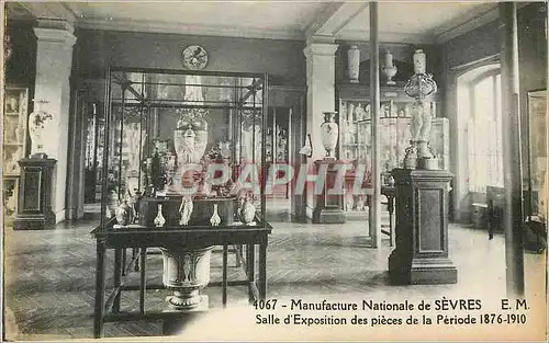 Cartes postales Manufacture Nationale de Sevres Salle d'Exposition des Pieces de la Periode 1876 1910