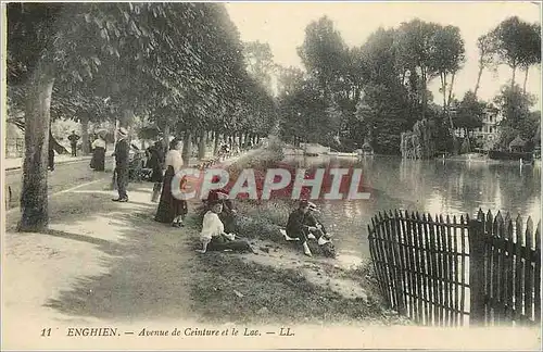 Cartes postales Enghien Avenue de Ceinture et le Lac