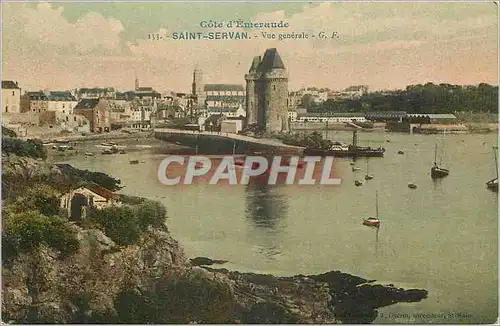 Cartes postales Saint Servan Cote d'Emeraude Vue Generale