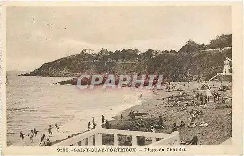 Ansichtskarte AK Saitn Quay Portrieux Plage du Chatelet