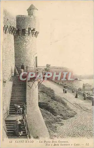 Cartes postales Saint Malo La Porte Bon Secours