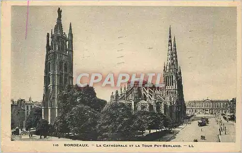 Cartes postales Bordeaux La Cathedrale et la Tour Pey Berlano