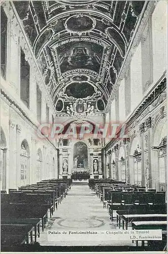 Ansichtskarte AK Palais de Fontainebleau Chapelle de la Trinite