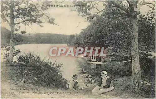 Cartes postales Etang de Tronebateau pres Pont Scorff Folklore