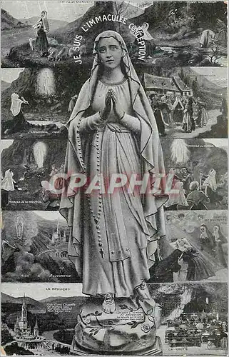Cartes postales Je Suis L'Immaculee Conception