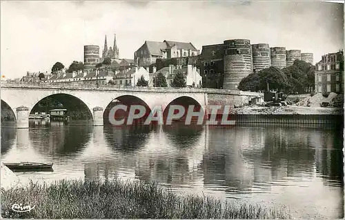 Cartes postales moderne Angers (M et L) Les Bords du Maine et le Chateau