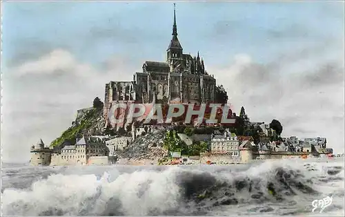 Cartes postales moderne Mont Saint Michel (Manche) Grande Maree