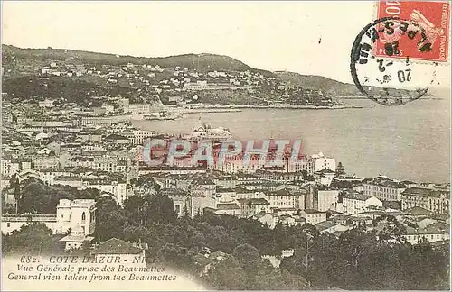 Cartes postales Nice Cote d'Azur Vue Generale prise des Beaumettes