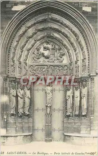 Ansichtskarte AK Saint Denis La Basilique Porte Laterale de Gauche