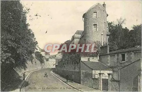 Ansichtskarte AK Blois La Rue Gallois et la Tour de Guise