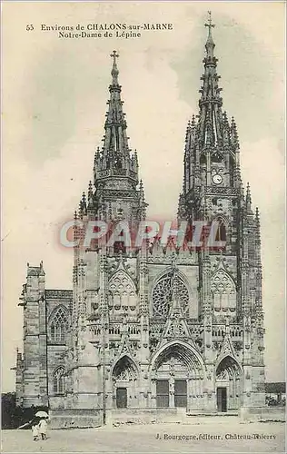 Cartes postales Environs de Chalons sur Marne Notre Dame de Lepine