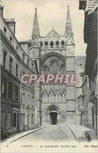 Cartes postales Lisieux La Cathedrale Portail Sud