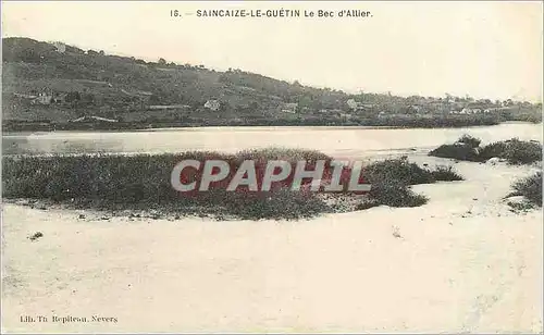 Cartes postales Saincaize le Guetin Le Bec d'Allier