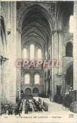 Ansichtskarte AK Cathedrale de Lisieux Interieur