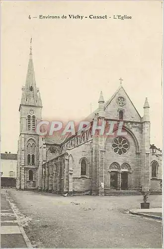 Ansichtskarte AK Environs de Vichy Cusset L'Eglise