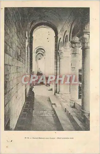 Cartes postales Saint Benois sur Loire Nef Laterale sud