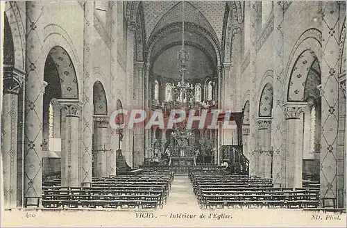 Ansichtskarte AK Vichy Interieur de l'Eglise