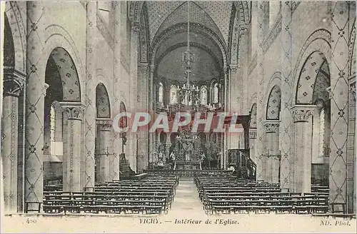 Cartes postales Vichy Interieur de l'Eglise