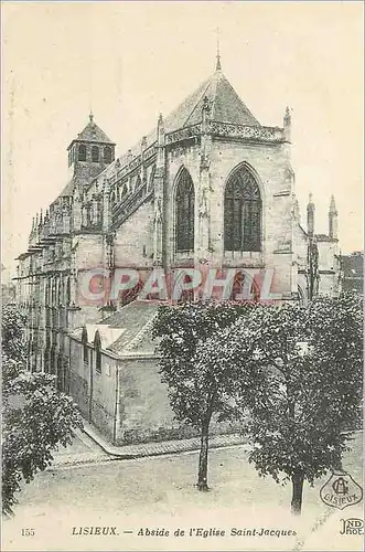 Ansichtskarte AK Lisieux Abside de l'Eglise Saint Jacques