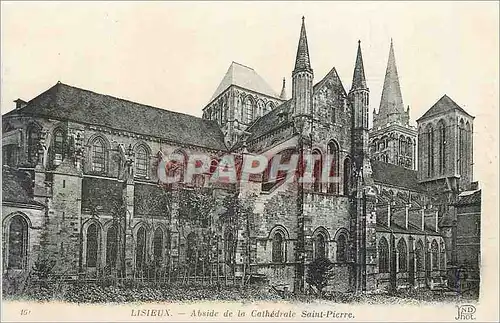 Cartes postales Lisieux Abside de la Cathedrale Saint Pierre