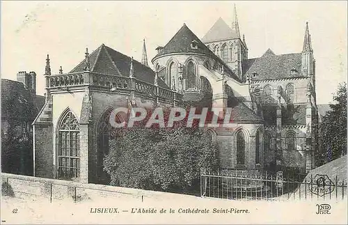 Ansichtskarte AK Lisieux L'Abside de la Cathedrale Saint Pierre